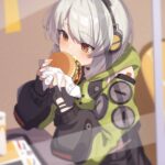 【ゼンゼロ】ハンバーガーを食べているアンビーさん 他ゼンゼロイラストまとめ 【X(twitter)】